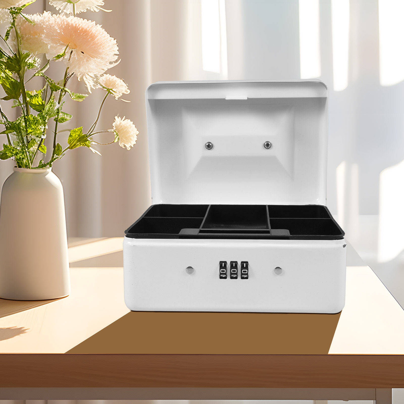 Lockbox Key Secure - Çelik Para Kutusu Şifreli Kilit Taşınabilir