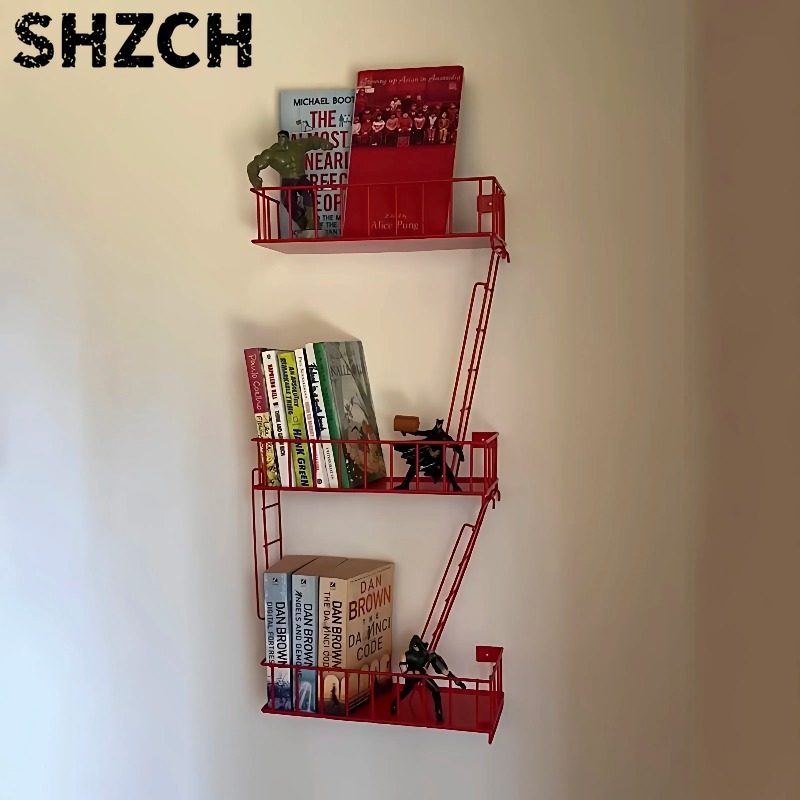 Fire Escape Ladder - Yangın Kaçağı Duvar Rafı, 3 Katlı