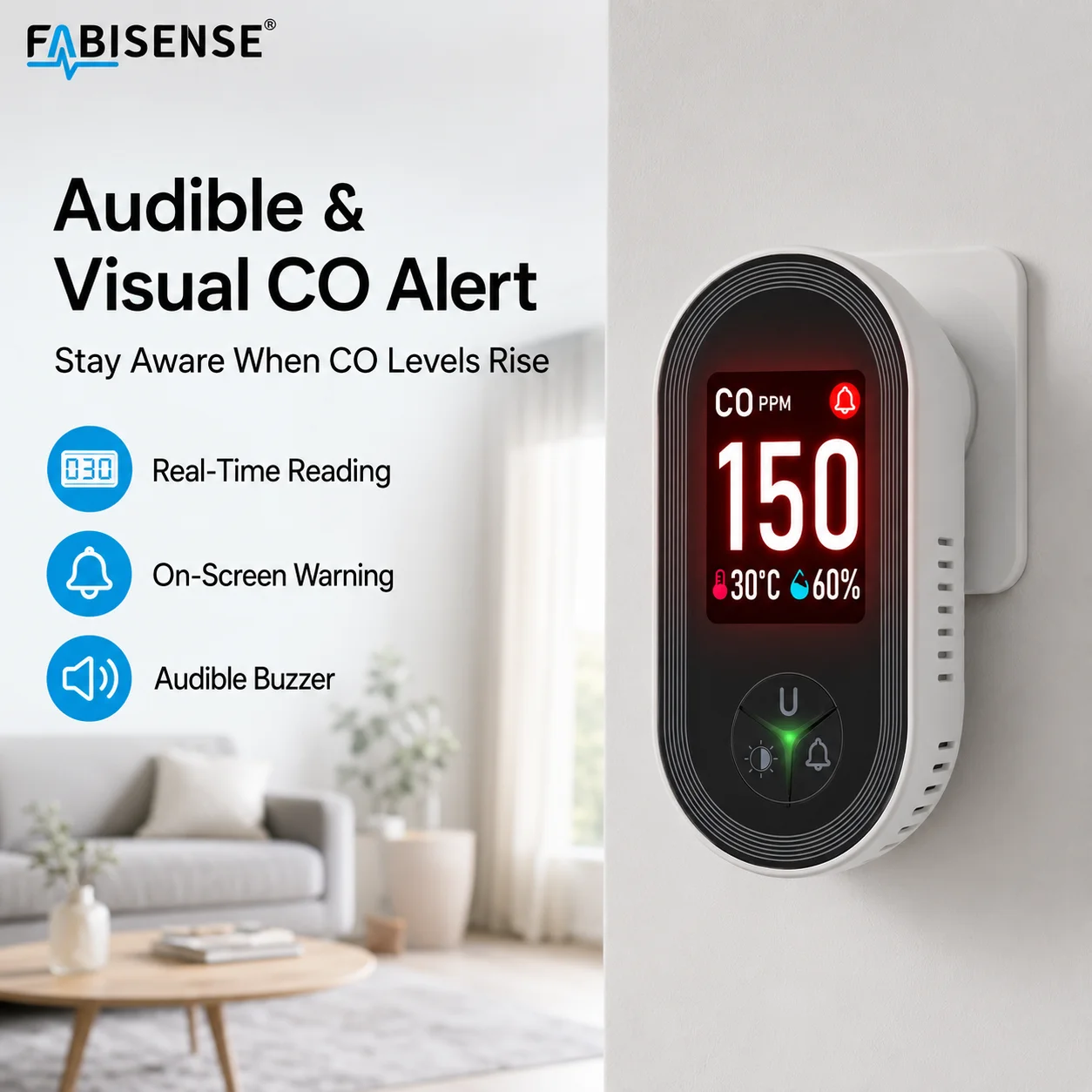 FABISENSE 24D Karbon Monoksit  - Co Detector Plug incelemesi ve fiyatı