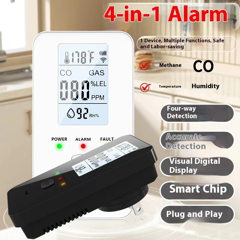 4 In 1 Gaz Dedektörü Karbon Mo - Co Detector Plug incelemesi ve fiyatı