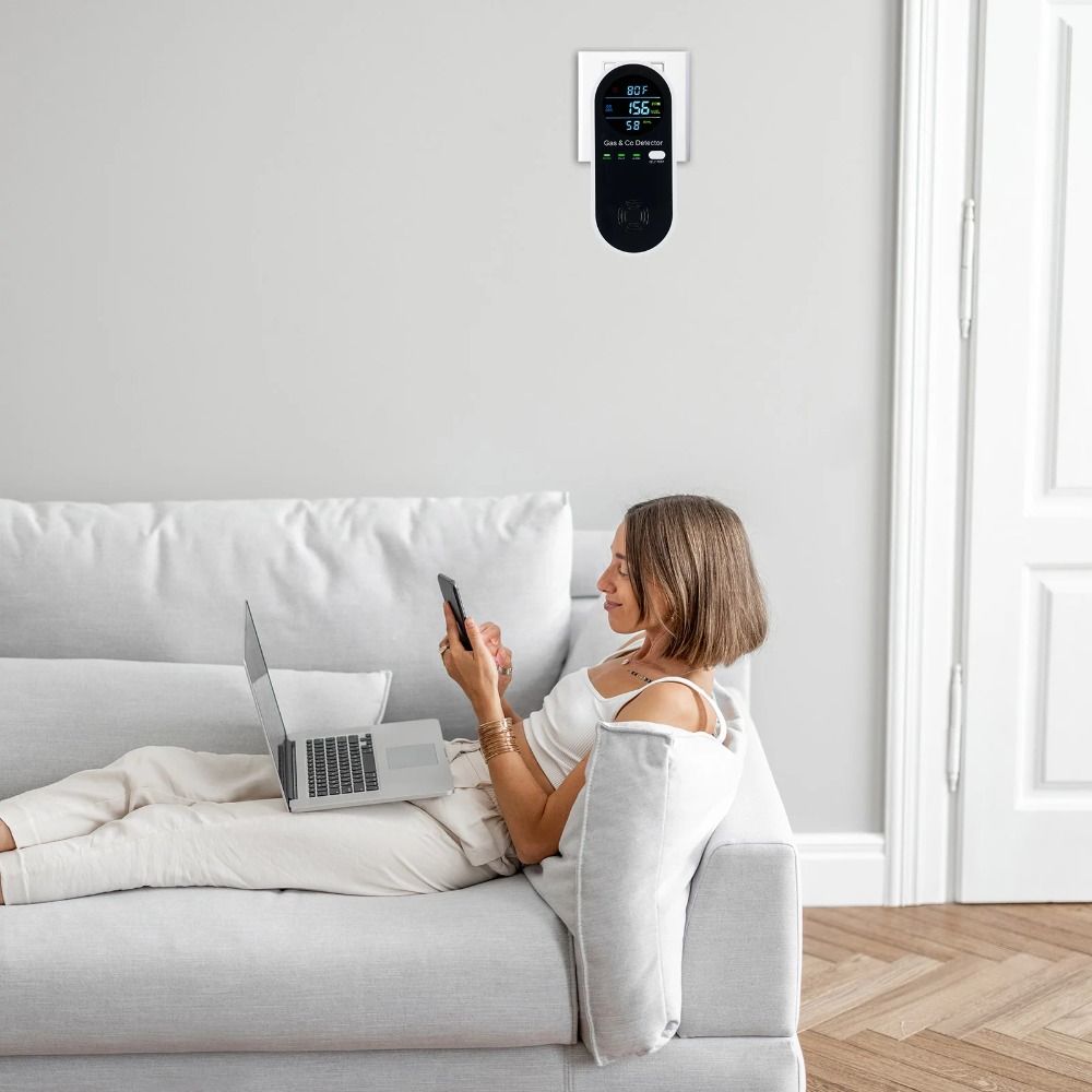 4'ü 1 arada LED Ekranlı Gaz De - Co Detector Plug incelemesi ve fiyatı