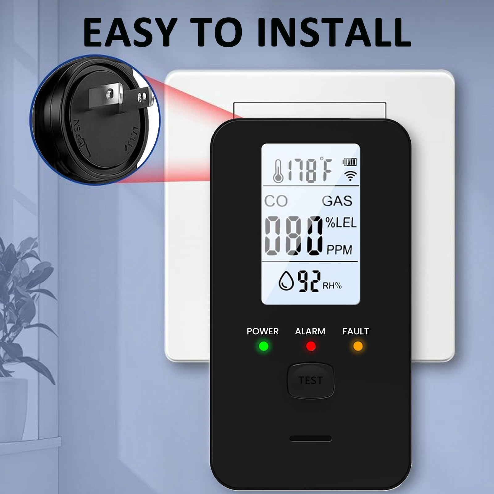 4'ü 1 Arada Gaz ve Karbon Mono - Co Detector Plug incelemesi ve fiyatı